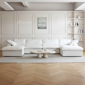 ATUNUS US in Stock Drop Shipping Sofa American Classic Living Room Furniture Corduroy Modular Sectional Couch Sofa Sets
