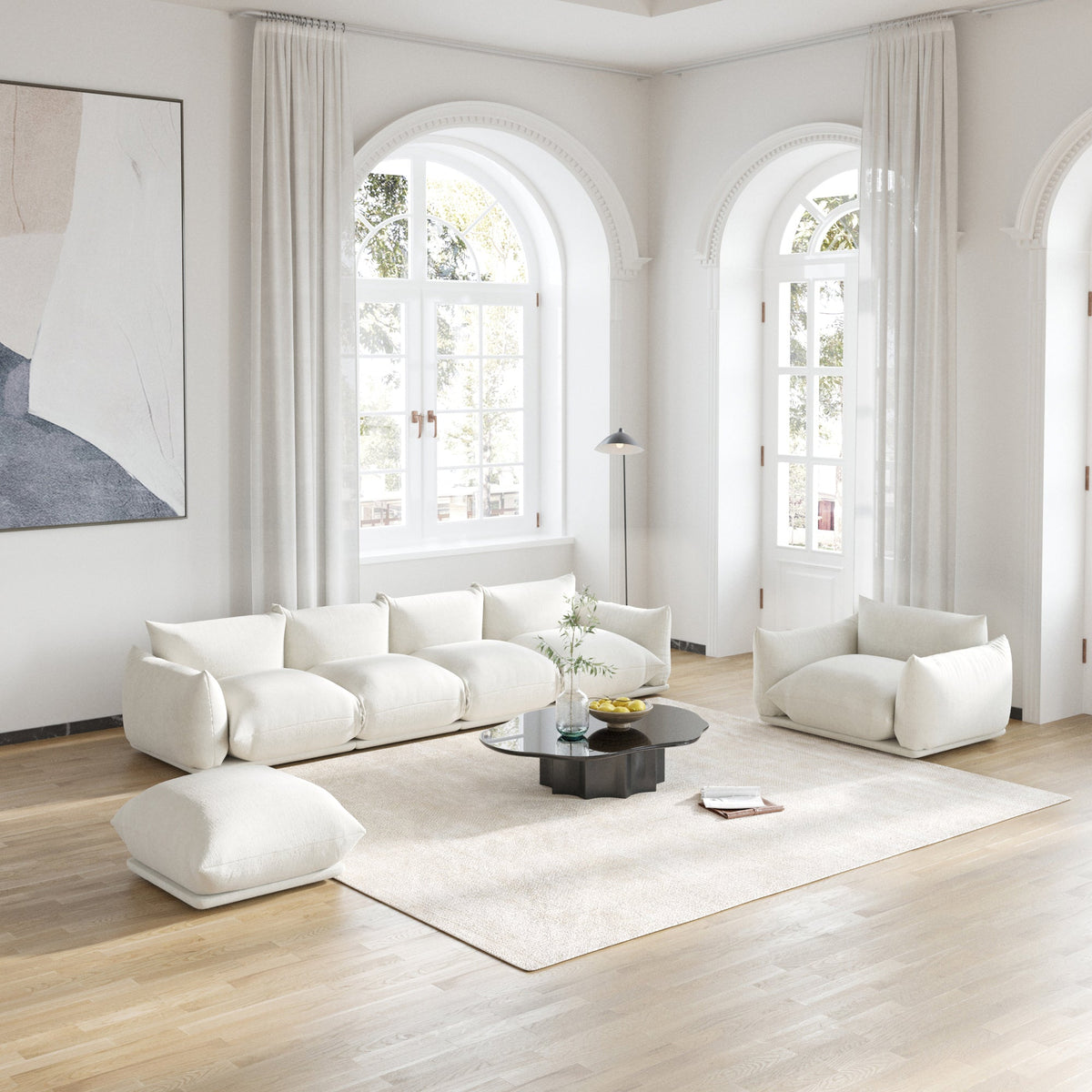 S-A Only Nordic Bread Chenille Sofa  Drop Shipping to USA  in Stock