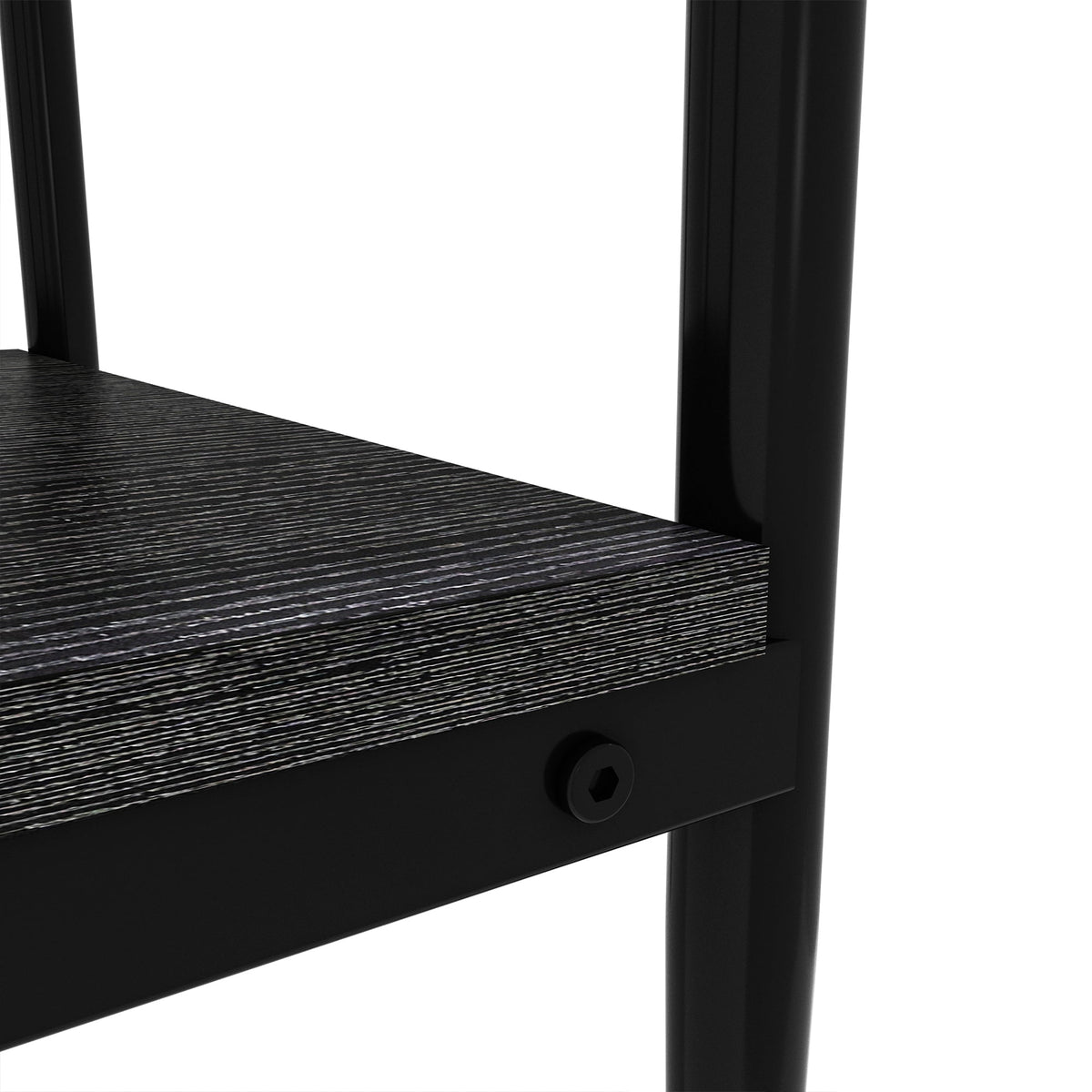 Set of 2  Living Room Table Set Color Glass Side Table with Simple Design  2 Layers Corner Table