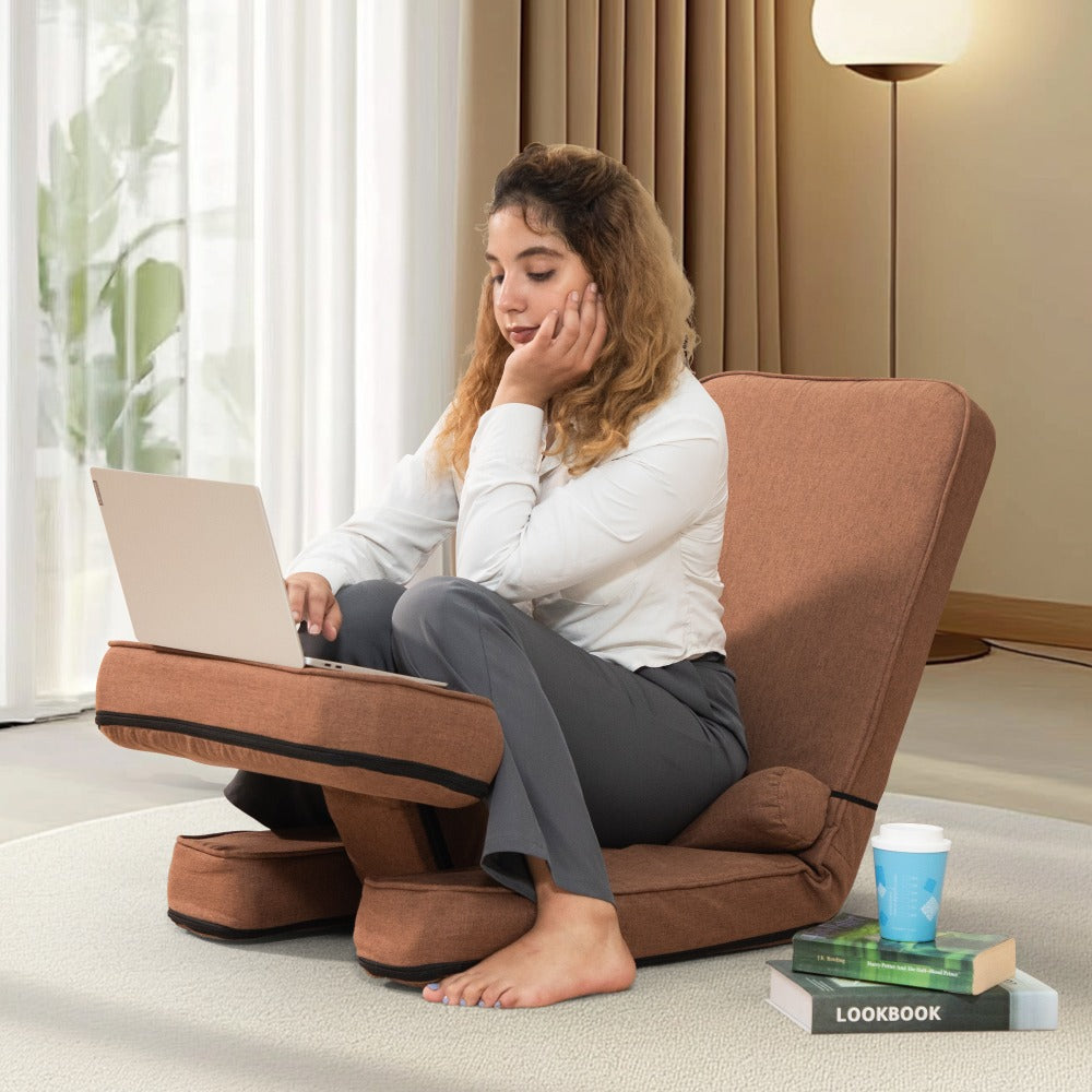 Multi-functional Foldable Sofa with Adjustable Angles and Pillow