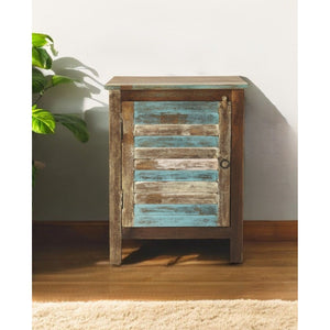 HMS 18\" Extendable Brown Traditional Accent Cabinet Classic Antique Sideboard for Living Room As a Wine Storage Furniture