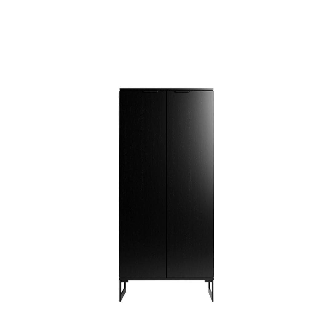 Manhattan Comfort for Lexington 59.72 Black Bookcase with 4 Shelves