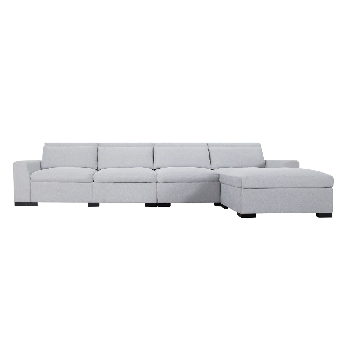 149' Modular Living Room Sofa with Ottoman Sectional Design for Comfort and Style