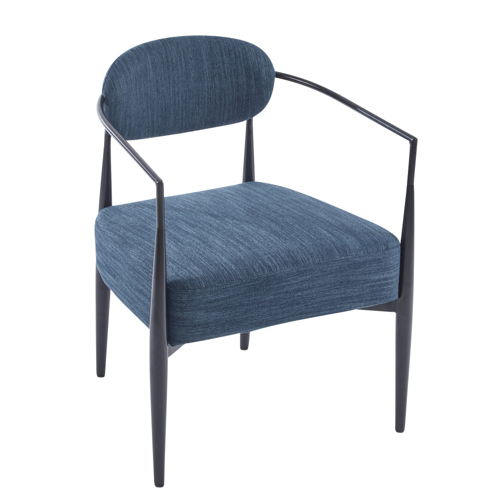 Mid-Century Modern Upholstered Accent Armchair
