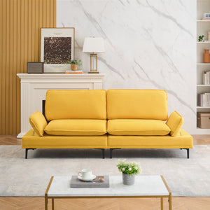 Elegant and Rustic in 89   Inches of Cotton and Linen,sofa Custom-made for Apartments, Living Rooms and Offices