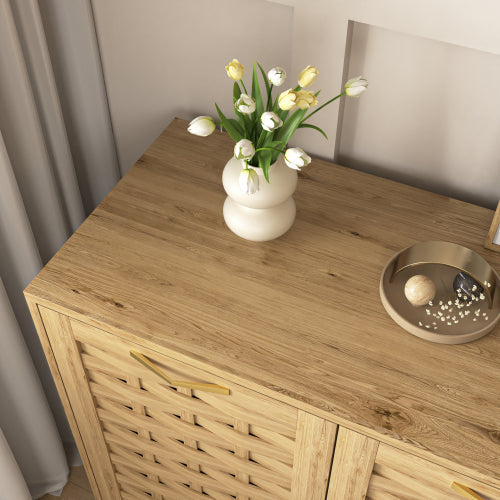 FCJ 3-Door Storage Cabinet for Living Room