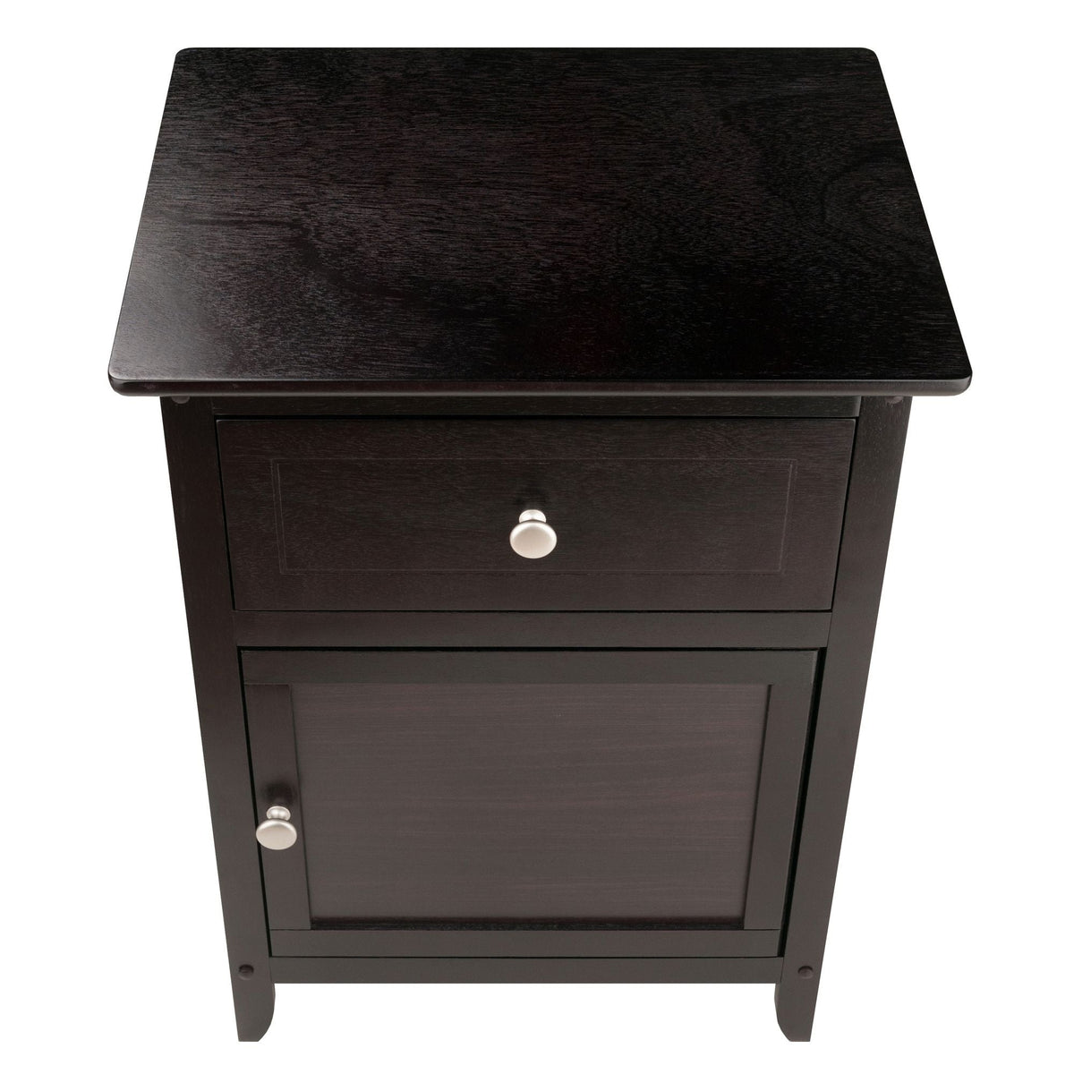 Eugene Espresso Accent Table for Living Room Cabinets