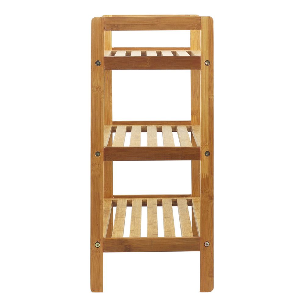 3-Tier Natural Bamboo Shoe Rack