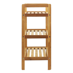 3-Tier Natural Bamboo Shoe Rack