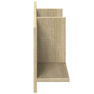 W2B VidaXL Sonoma Oak Engineered Wood Wall Cabinet Living Room Cabinets with Wall Mounting