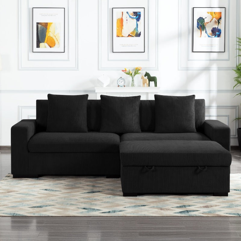 103.5  Modular Sectional Sofa with Ottoman