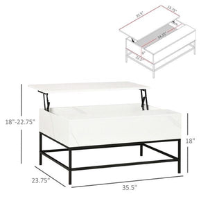 White Top Coffee Table