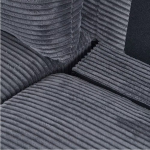 Grey Linen FCJ Convertible Sectional Sofa One Three Seat Extendable Home Furniture for Living Room Apartment Filled with Sponge