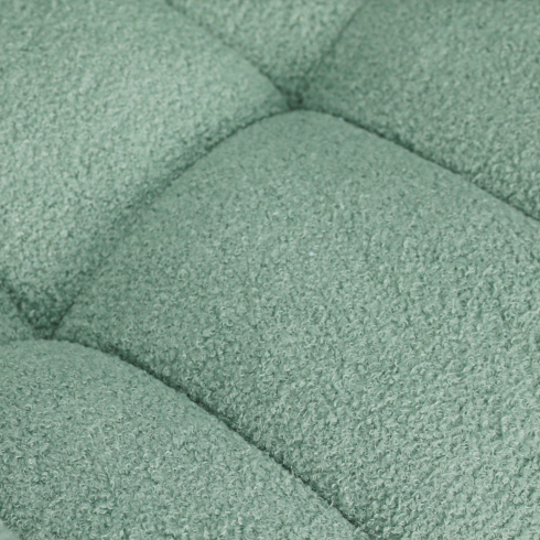 Modern Light Green Teddy Fabric Reclining Rocking Accent Chair for Home Office Nursery Living Room Bedroom-FCJ