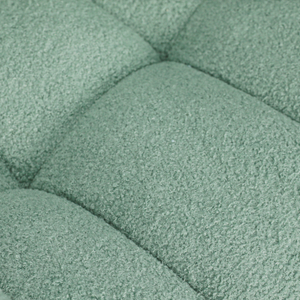 Modern Light Green Teddy Fabric Reclining Rocking Accent Chair for Home Office Nursery Living Room Bedroom-FCJ