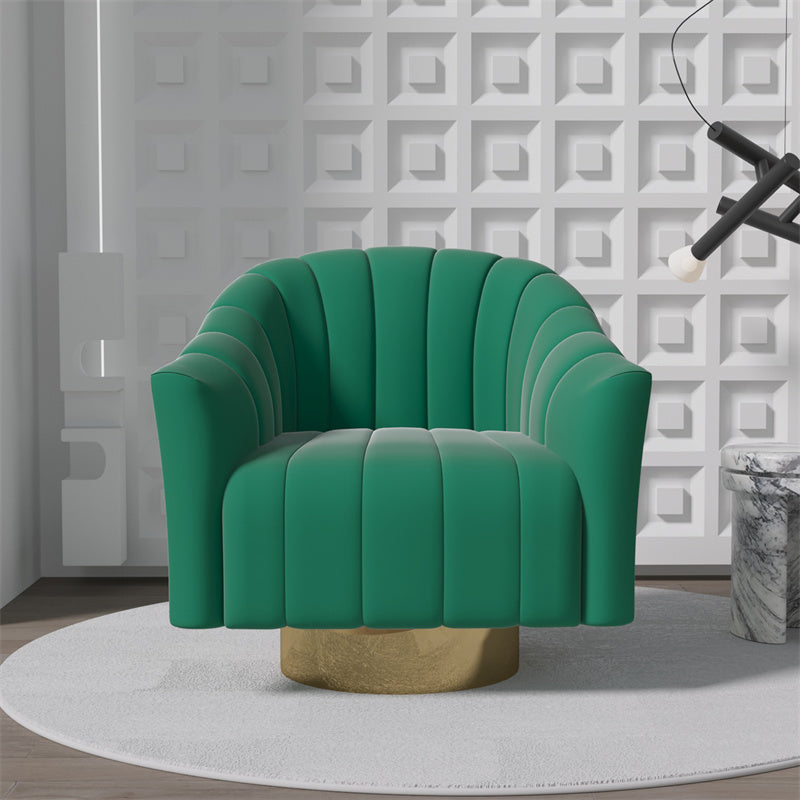 In Stock America Free Shipping Swivel Accent Armchiar Green Modern Armchairs Living Room Single Chair Sofa