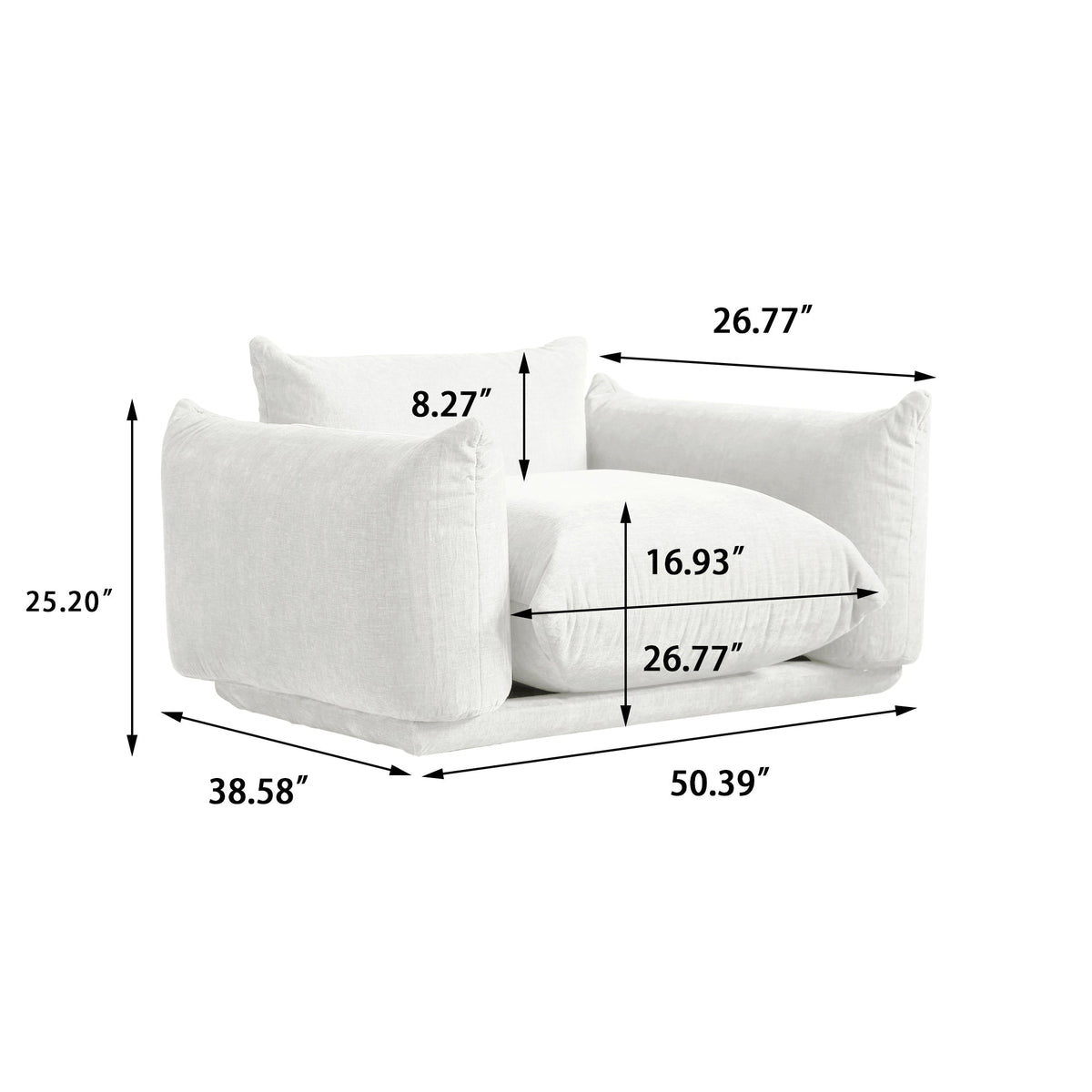 S-A Only Nordic Bread Chenille Sofa  Drop Shipping to USA  in Stock