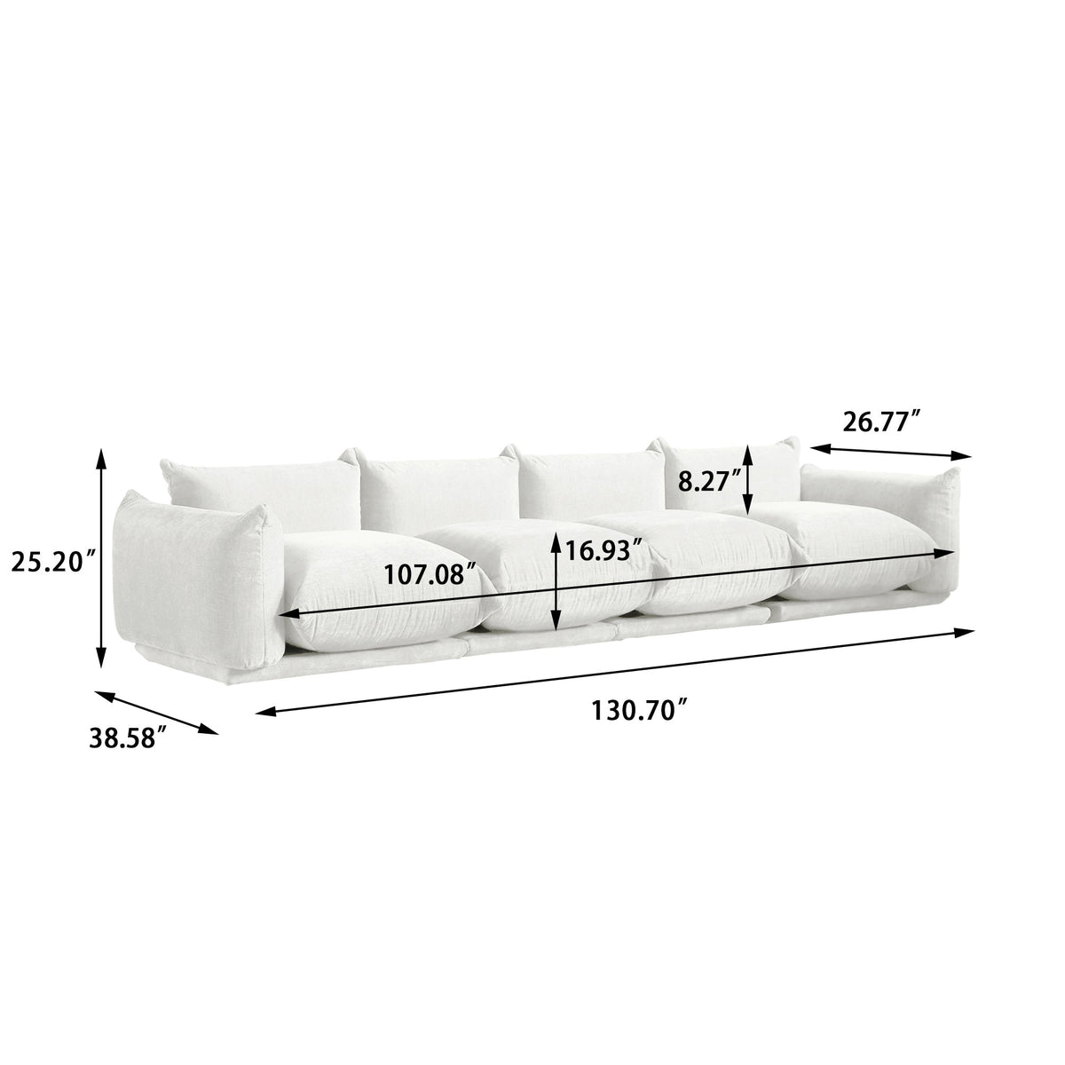 S-A Only Nordic Bread Chenille Sofa  Drop Shipping to USA  in Stock