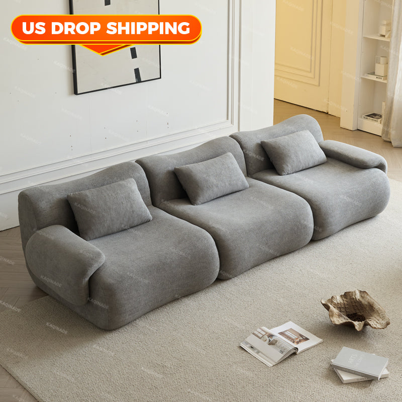 Vacuum Package Modular Foam Compressed Sofa Empty Modern Roll Sponge Compressed Sofa US Drop Shipping Furniture Compressed Sofa