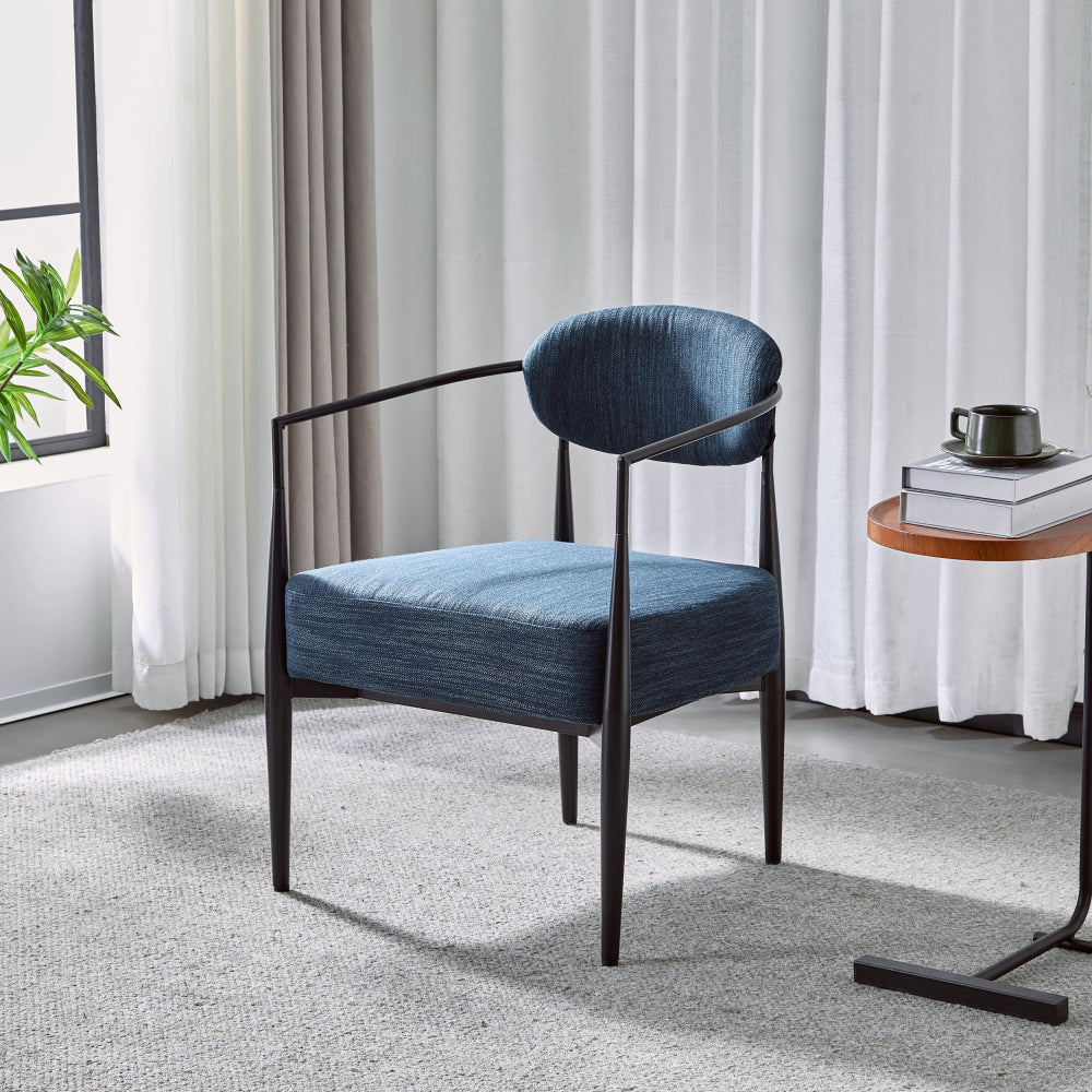 Mid-Century Modern Upholstered Accent Armchair