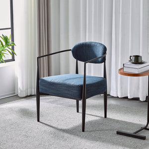 Mid-Century Modern Upholstered Accent Armchair