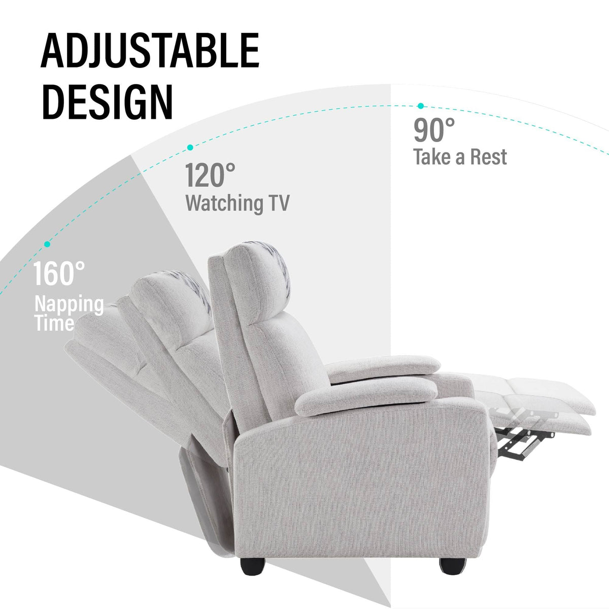 Brown Recliner Sofa