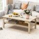 47-Inch Accent Rectangular Coffee Table for Living Room