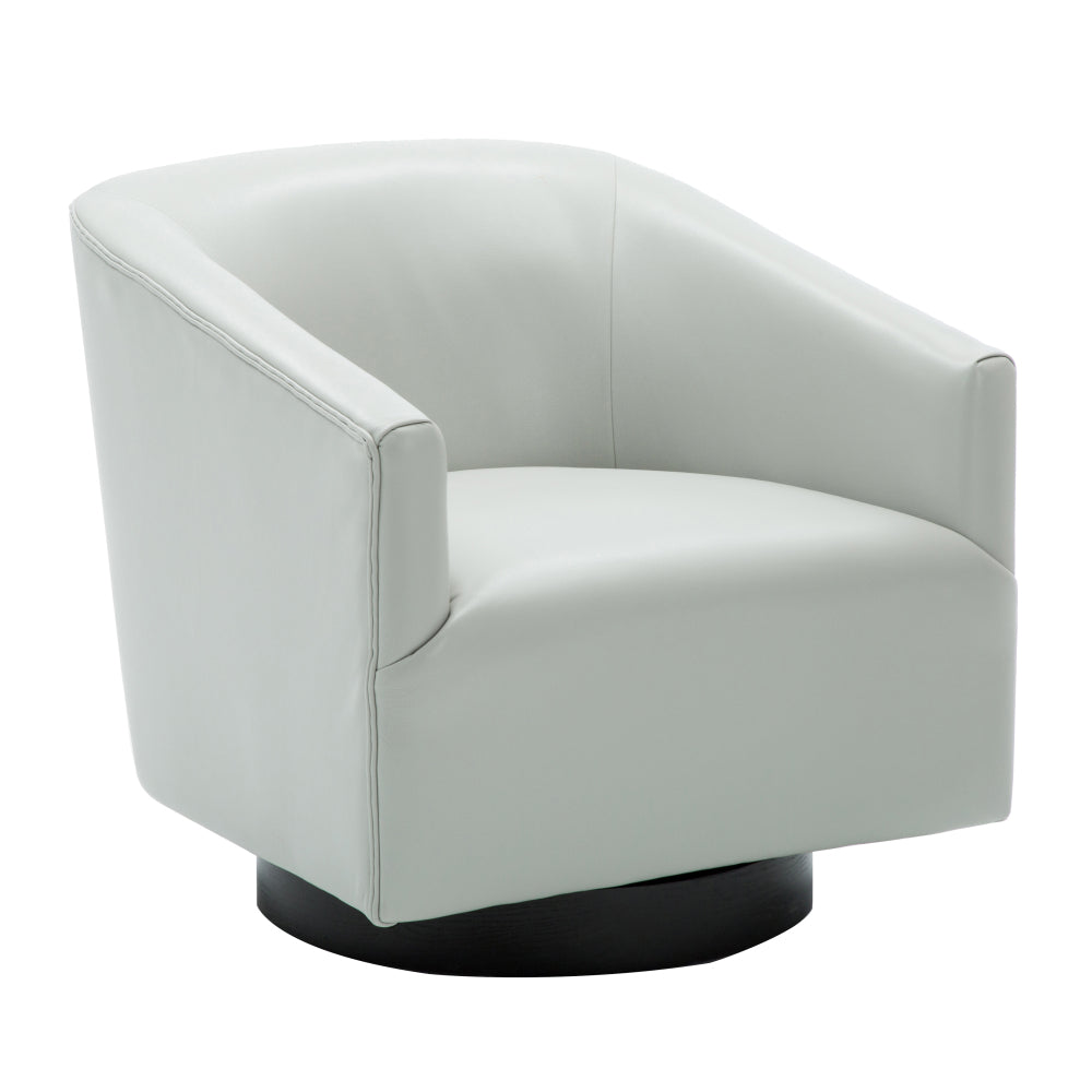 Garland Dove Grey Wood Base Swivel Chair