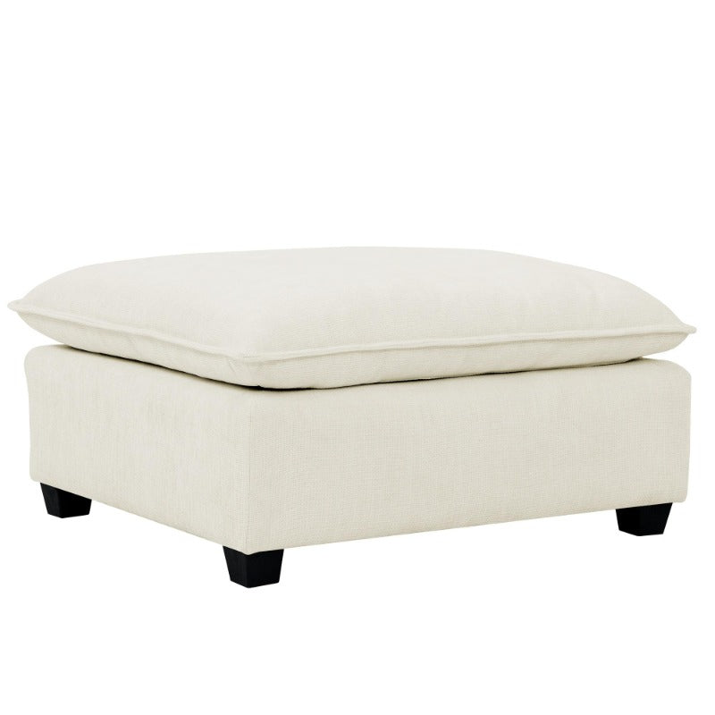 Comfy Cloud Couch Loveseat with 2 Ottoman Modern Chenille Love Seat Upholstered Modular Couch Sleeper for Living Room,