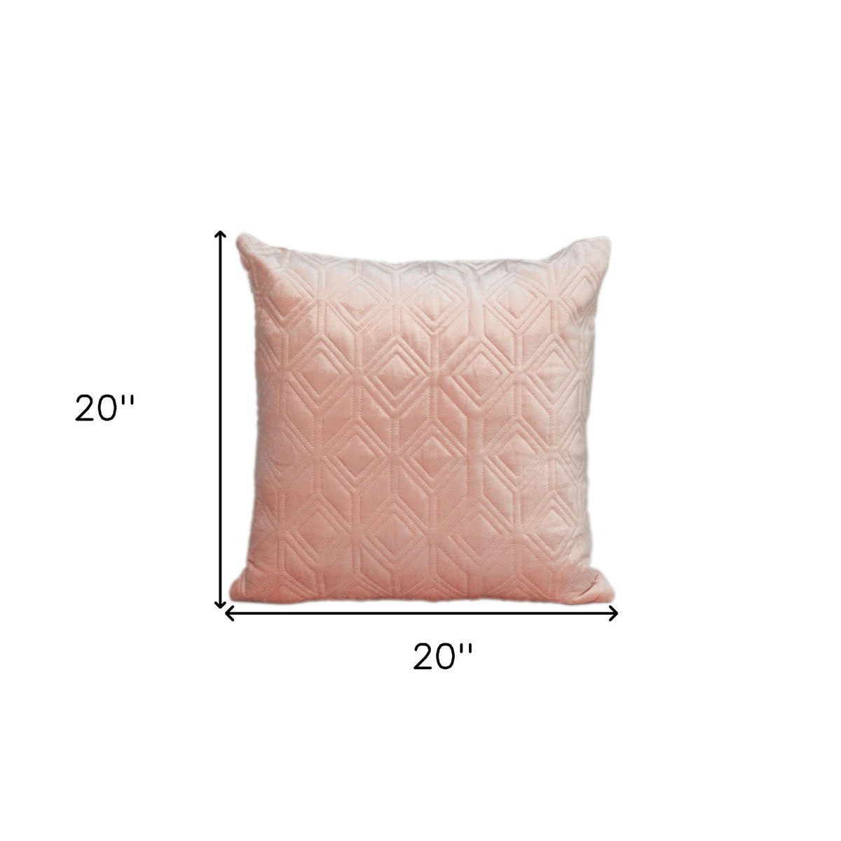 Hms Tufted Diamonds Rose Gold Velvet Accent Pillow Elegant Accent for Living Room Chairs