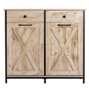 Double Kitchen Trash Cabinets Free Standing Recycling Trash Can Holder Dual Tilt Out Trash Cabinet