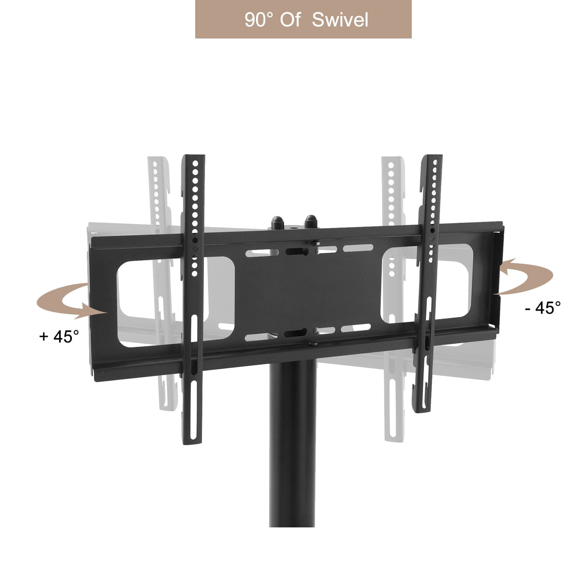 Wall-Mounted Floating TV Stand Modern Media Console with Hidden Storage Height Adjustable Rolling TV Stand with Locking Wheels