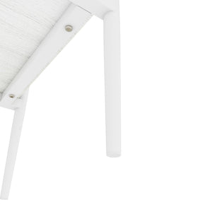 New Two White Side Tables Sets Tempered Glass Tabletop with MDF Layer for Living Room Furniture