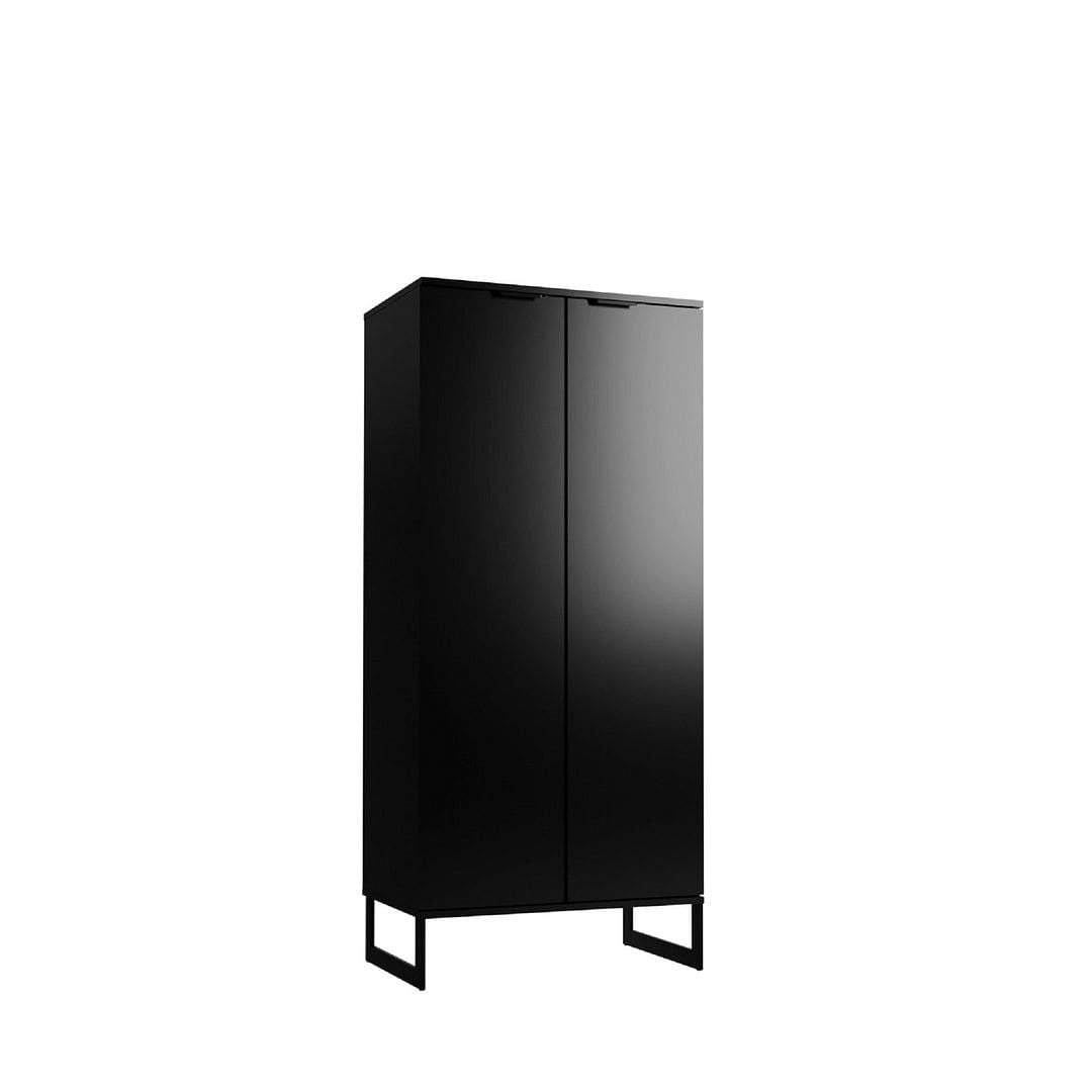 Manhattan Comfort for Lexington 59.72 Black Bookcase with 4 Shelves