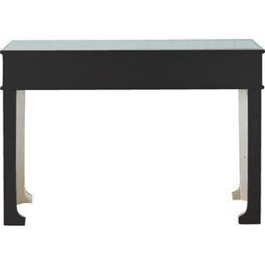 HMS Regal Feel Wood Metal Console Table with Mirrored Surface Antique Design for Living Room Bedroom or Hotel Home Furniture