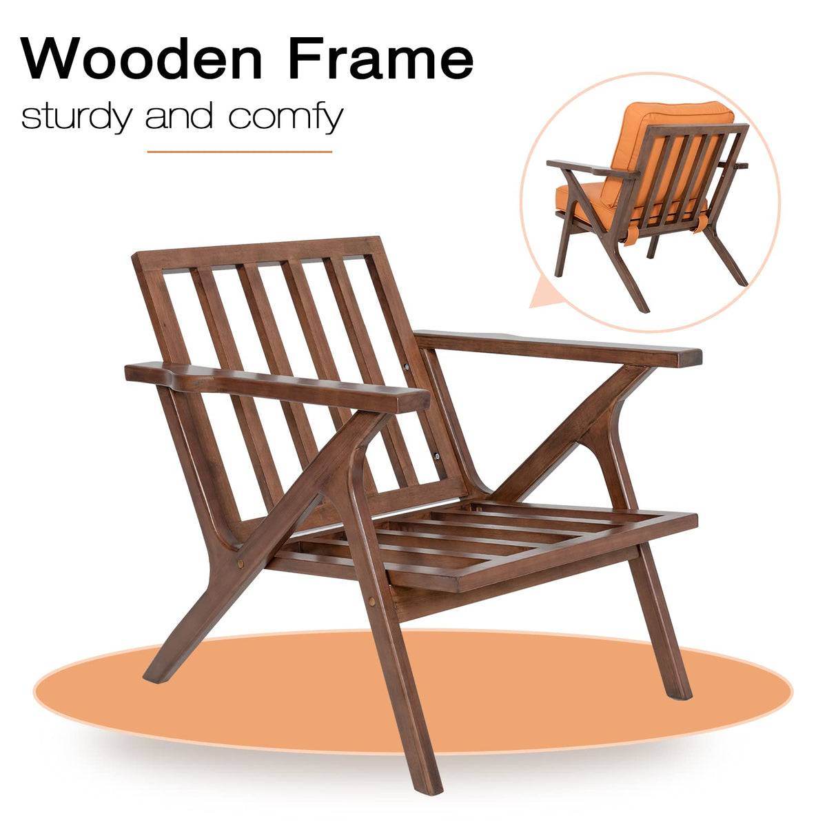 Free Shipping US Overseas Warehouse Shipment Large Size Home Chair