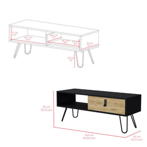 Magness Black/Macadamia Coffee Table for Living Room