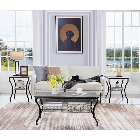 3-Piece Coffee Table and FCJ Living Room Set