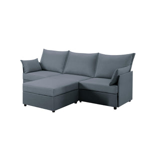 93.7"  Sectional Sofa with Ottoman