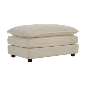 Modern Accent Chair with Ottoman Living Room Club Chair Chenille Upholstered Armchair Reading Chair for Bedroom
