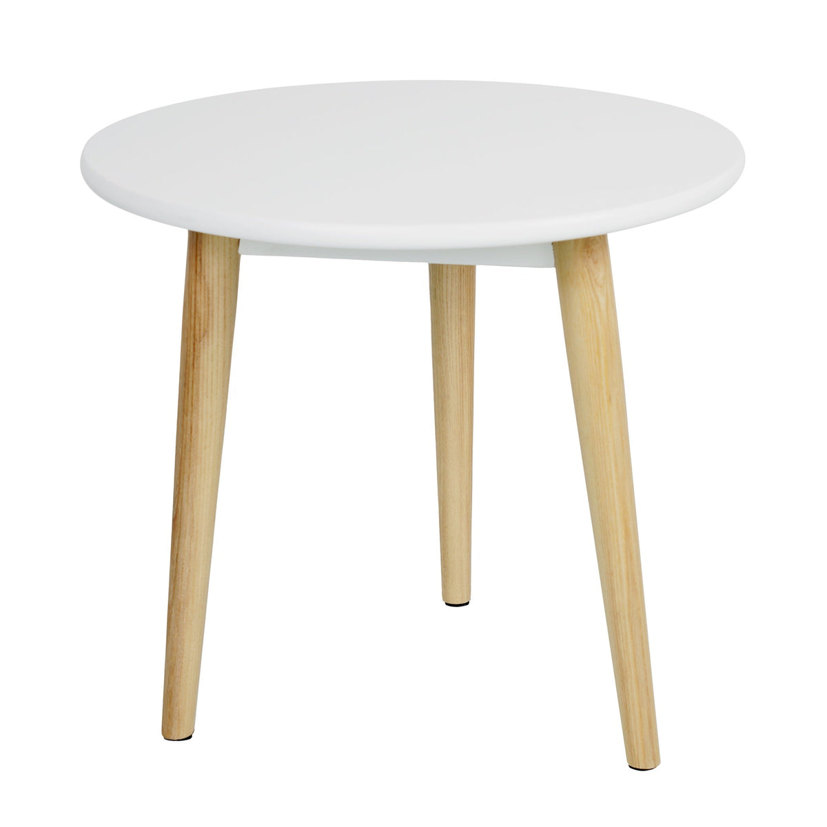 Cheap Ash Wood End Table, Living Room Movable Solid Wood Coffee Table
