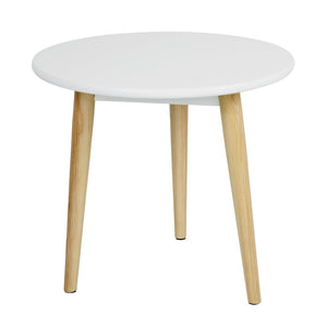 Cheap Ash Wood End Table, Living Room Movable Solid Wood Coffee Table