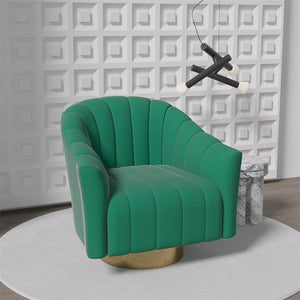 In Stock America Free Shipping Swivel Accent Armchiar Green Modern Armchairs Living Room Single Chair Sofa