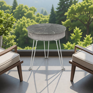 Scandinavian Style Smart Music Coffee Table Multi-Functional Wireless Charging Bluetooth Audio Foldable Small Side Living Room