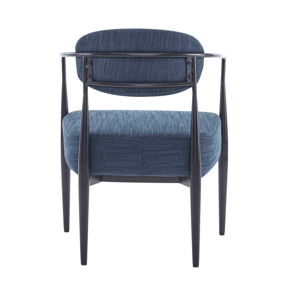 Mid-Century Modern Upholstered Accent Armchair