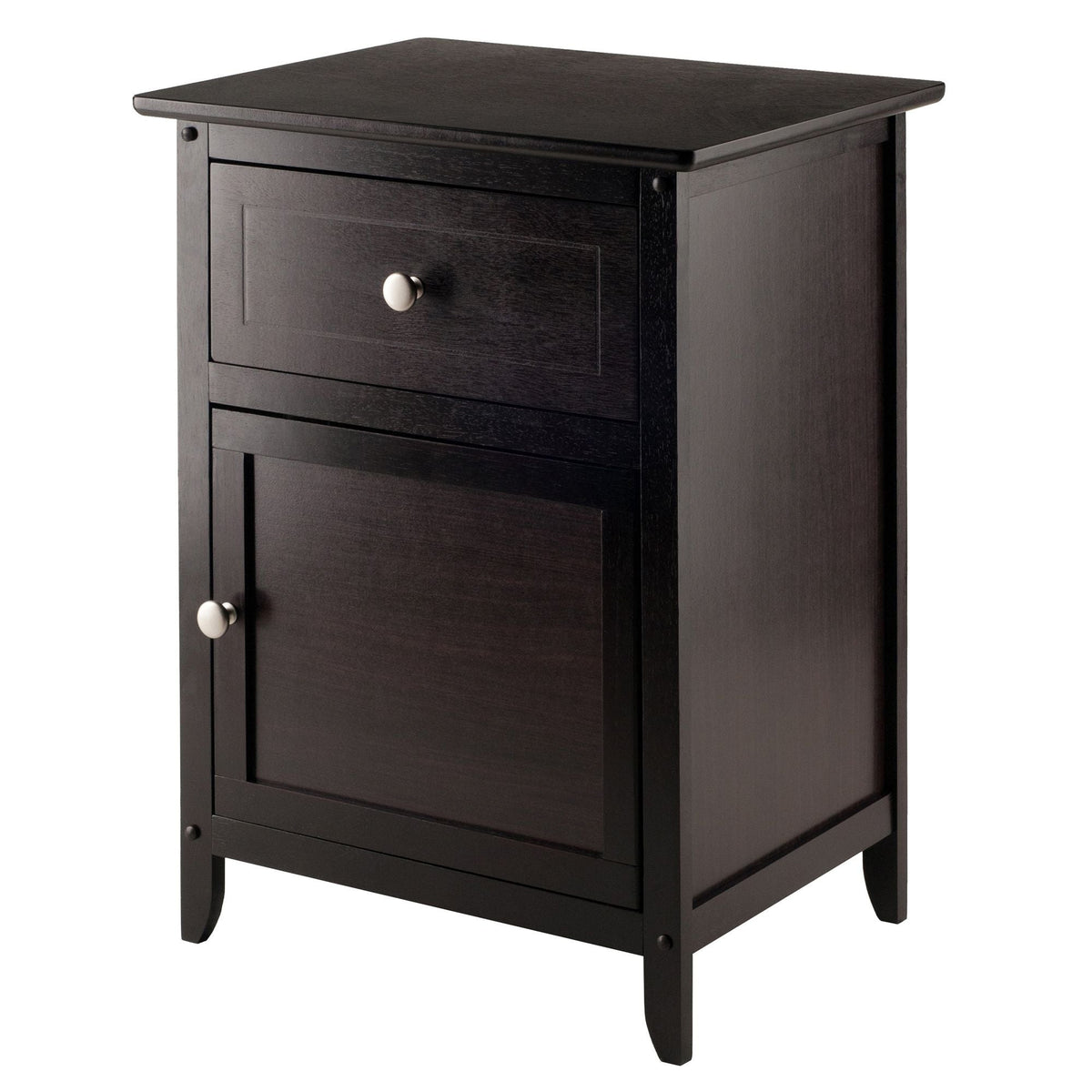 Eugene Espresso Accent Table for Living Room Cabinets