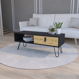 Magness Black/Macadamia Coffee Table for Living Room