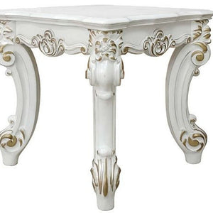 26\" Antique Pearl HMS Manufactured Wood Square End Table Console Tables Product
