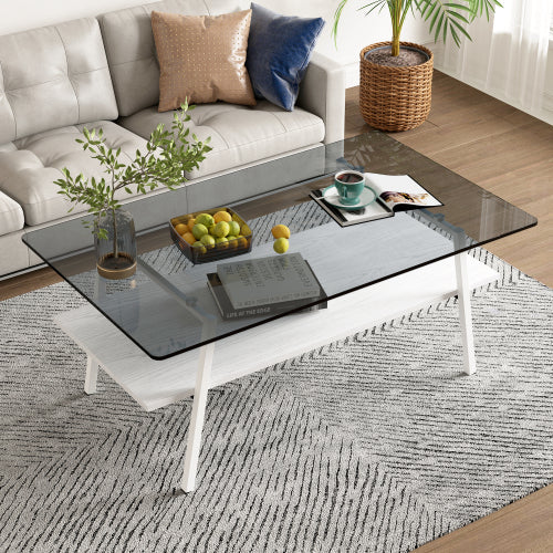 New Modern Coffee Table,coffee Tables for Living Room, Glass Coffee Table, Square Steel Coffee Table Living Room Furniture