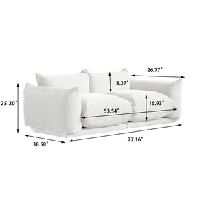 S-A Only Nordic Bread Chenille Sofa  Drop Shipping to USA  in Stock